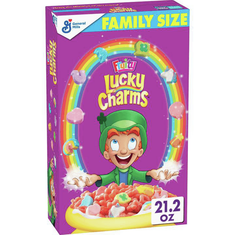 Fruity Lucky Charms, Whole Grain Marshmallow Breakfast Cereal