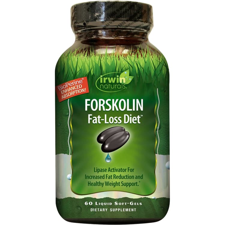 Irwin Naturals Forskolin Fat-Loss Diet Lipo-Stimulator Dietary Supplement