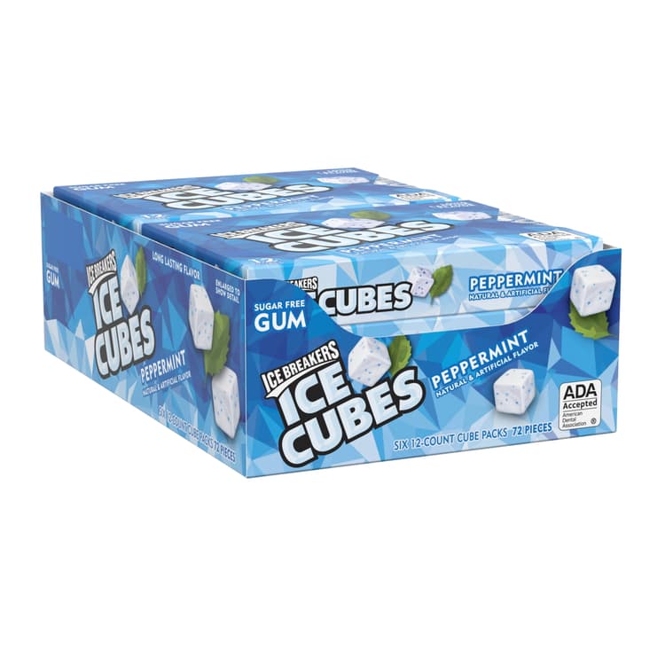 Icebreakers Ice Cubes Peppermint Sugar Free Gum