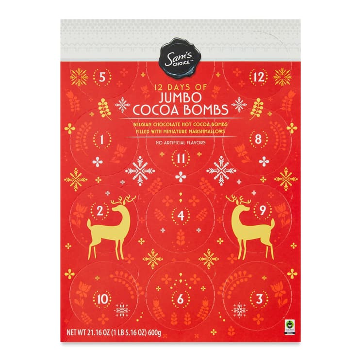 Sam'S Choice 12 Days Of Jumbo Cocoa Bombs
