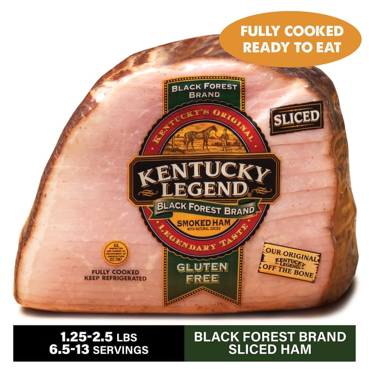 Kentucky Legend, Sliced Black Forest Quarter Ham, 2.