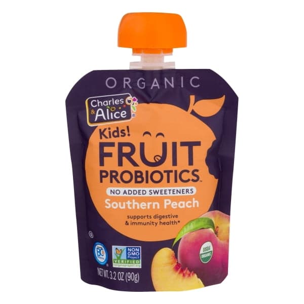 Charles & Alice Kids Organic Fruit Probiotics Southern Peach