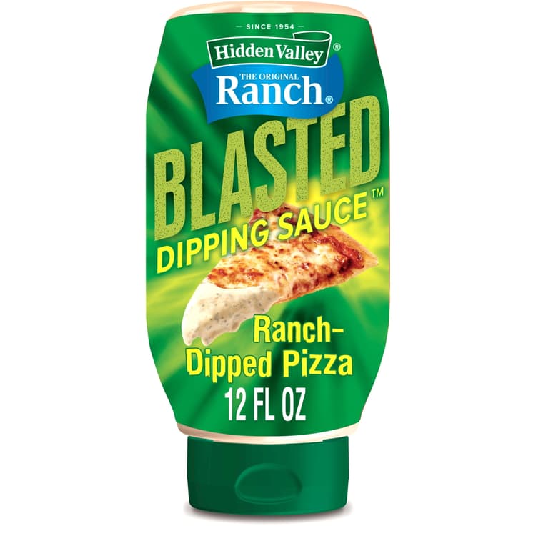 Hidden Valley Ranch Blasted Creamy Dipping Sauce, Ranch-Dipped-Pizza