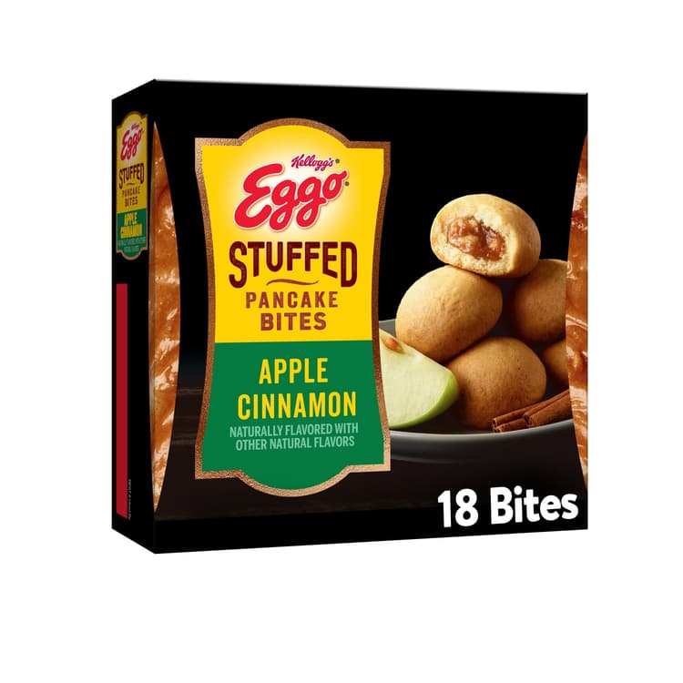Eggo Stuffed Pancake Bites, Breakfast, Apple Cinnamon