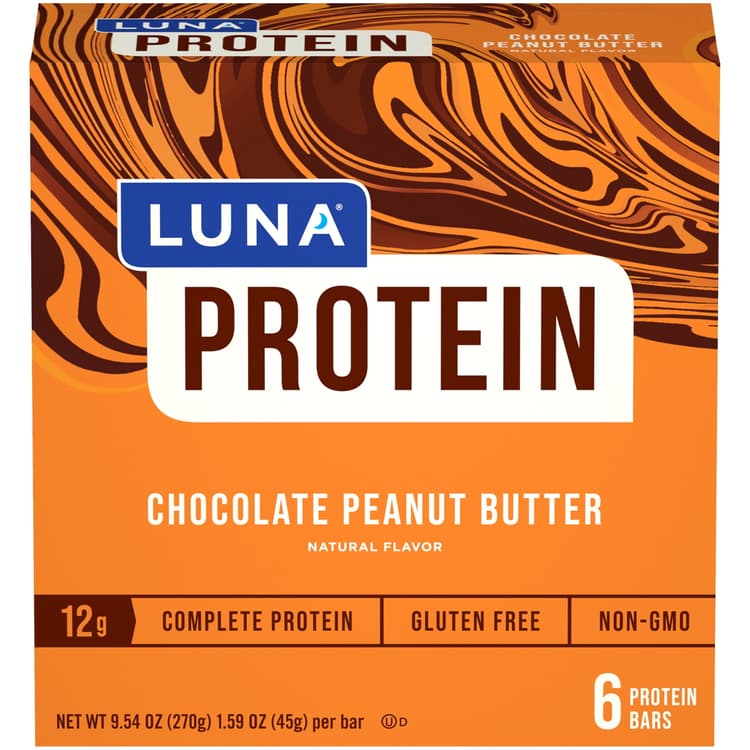 Luna Chocolate Peanut Butter Protein Bars