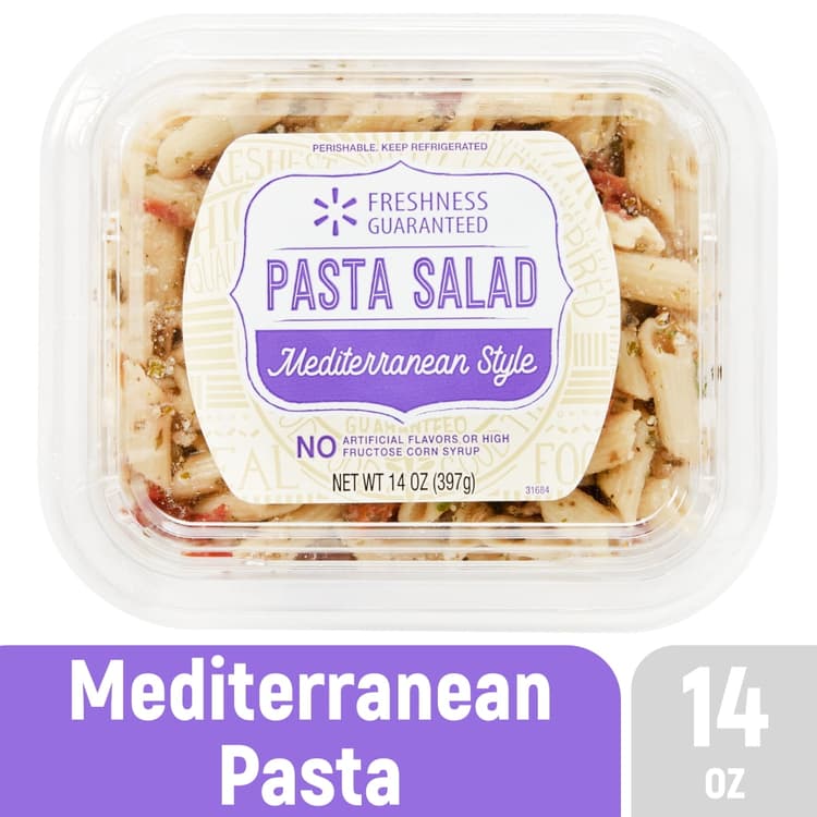 Freshness Guaranteed Mediterranean Style Pasta Salad