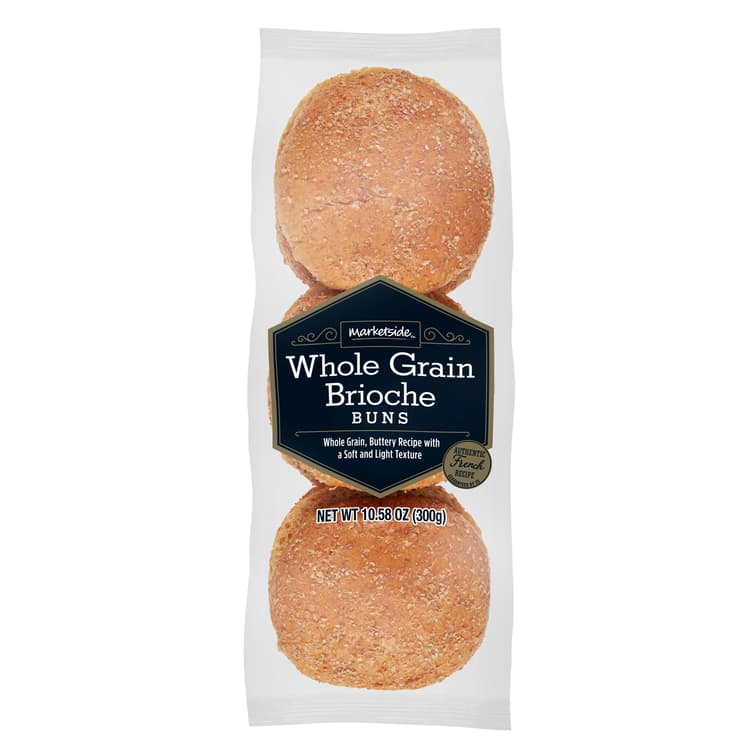 Marketside Whole Grain Brioche Buns