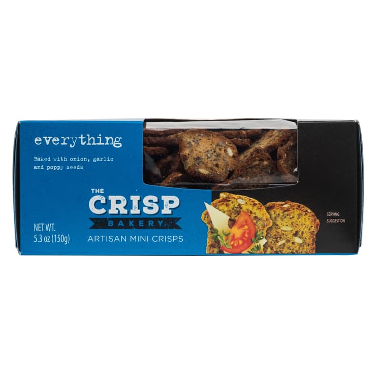 The Crisp Bakery Mini Snack Crisps Everything 12 X