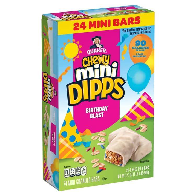 Quaker Chewy Dipps Birthday