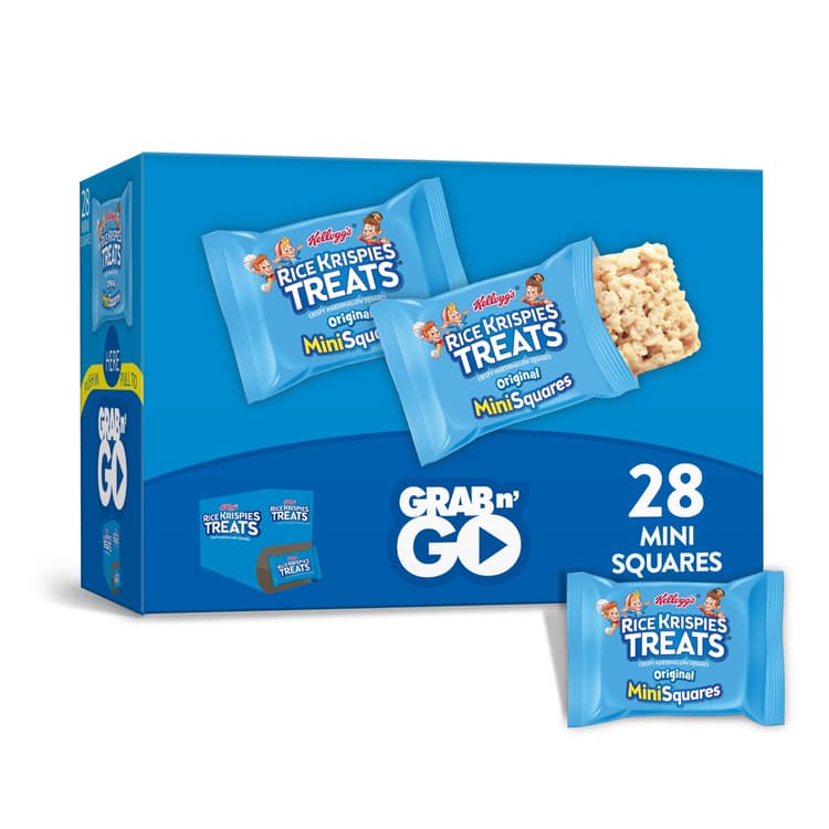 Kellogg'S Rice Krispies Treats Mini Marshmallow Snack Bars, Kids Snacks, Original