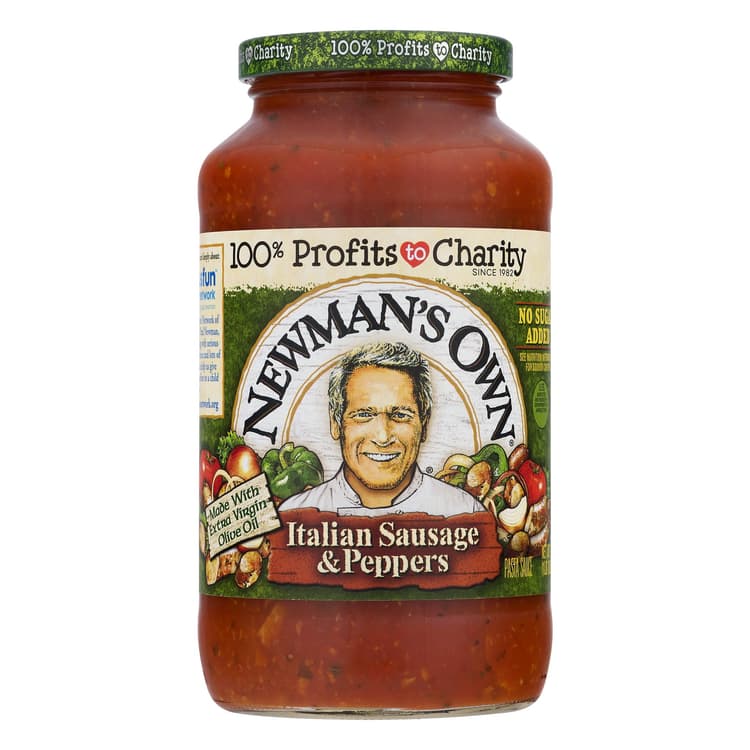 Newman'S Own Pasta Sauce Italian Sausage & Peppers