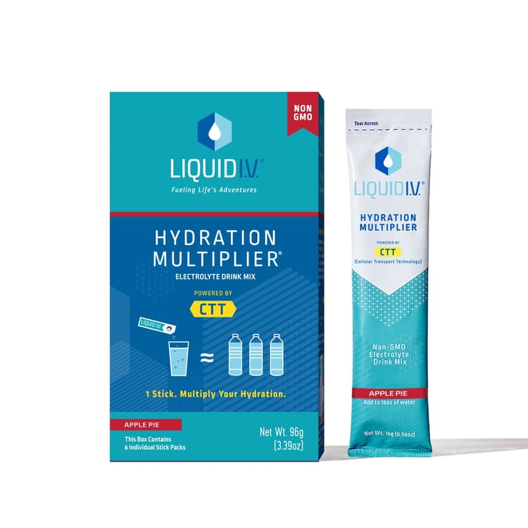 Liquid I.V. Hydration Multiplier, Apple Pie, Electrolyte Powder Packet Drink Mix