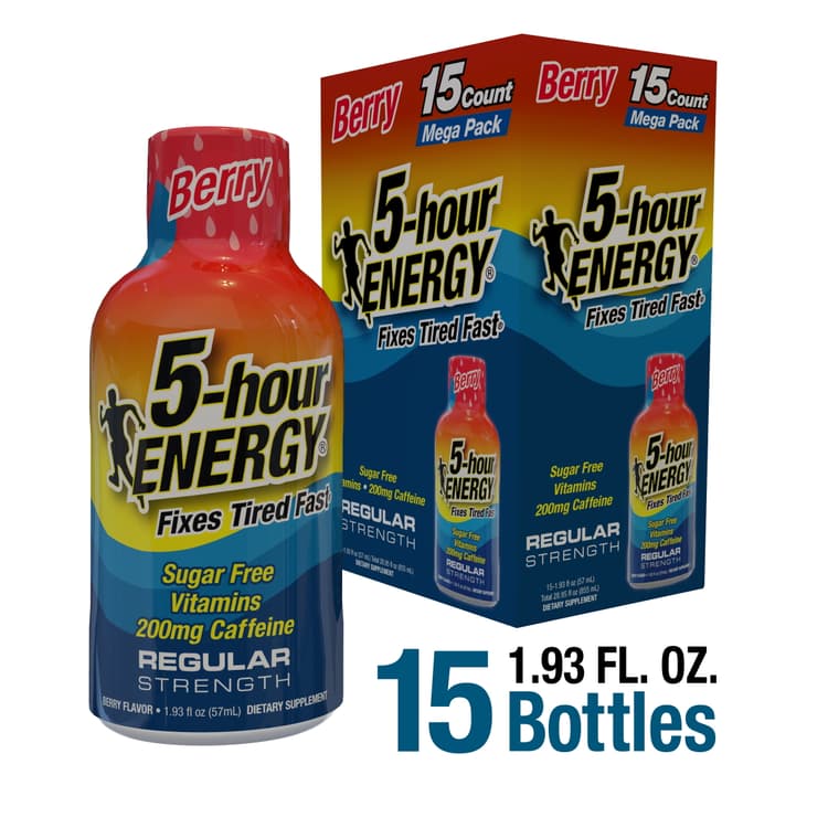 5-Hour Energy Shot, Regular Strength, Berry