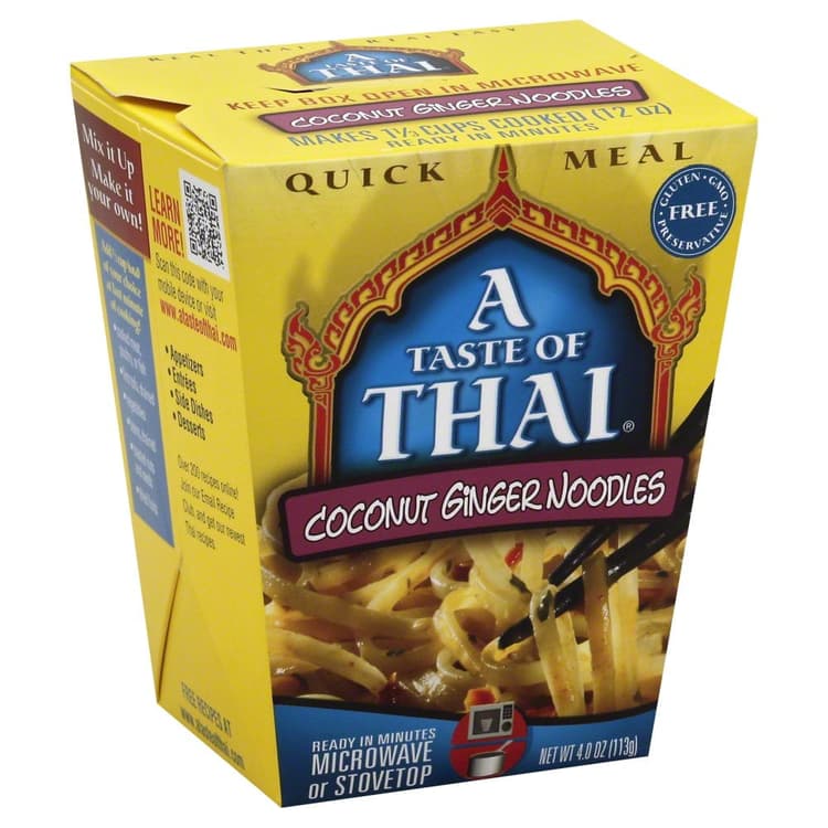 A Taste Of Thai Coconut Ginger Noodles