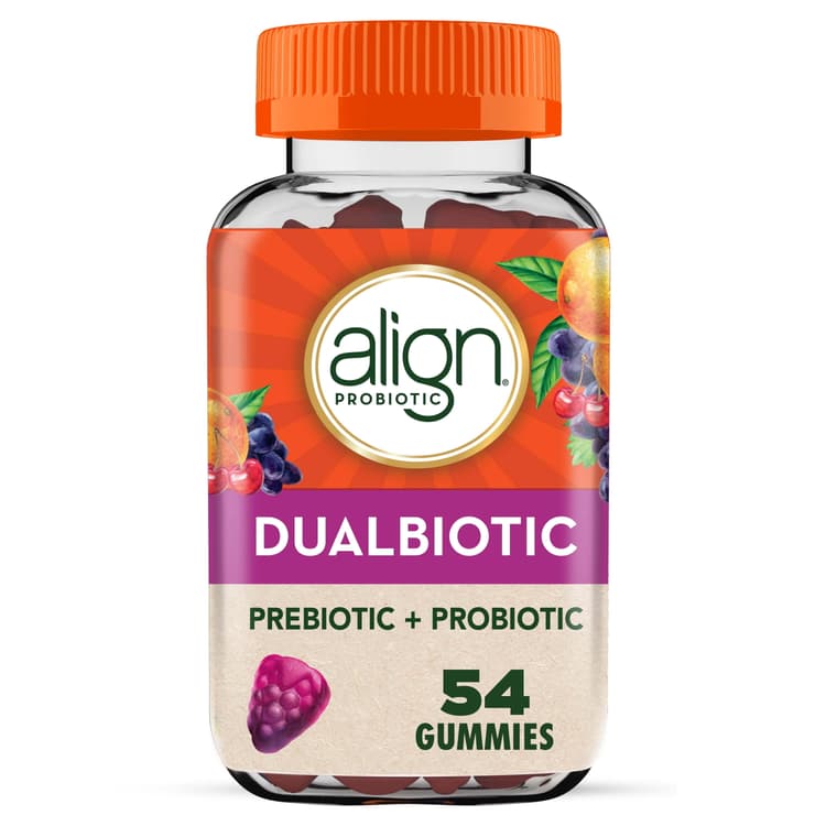 Align Probiotic Dualbiotic Gummies, Unisex Prebiotic & Probiotic Dietary Supplement