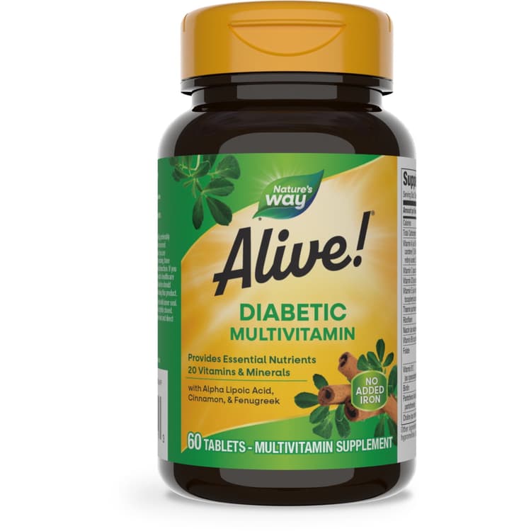 Nature'S Way Alive! Diabetic Multi Iron Free