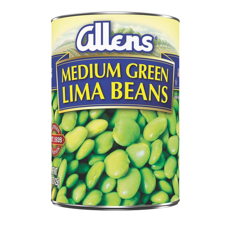 Allens Lima Beans, Medium Green