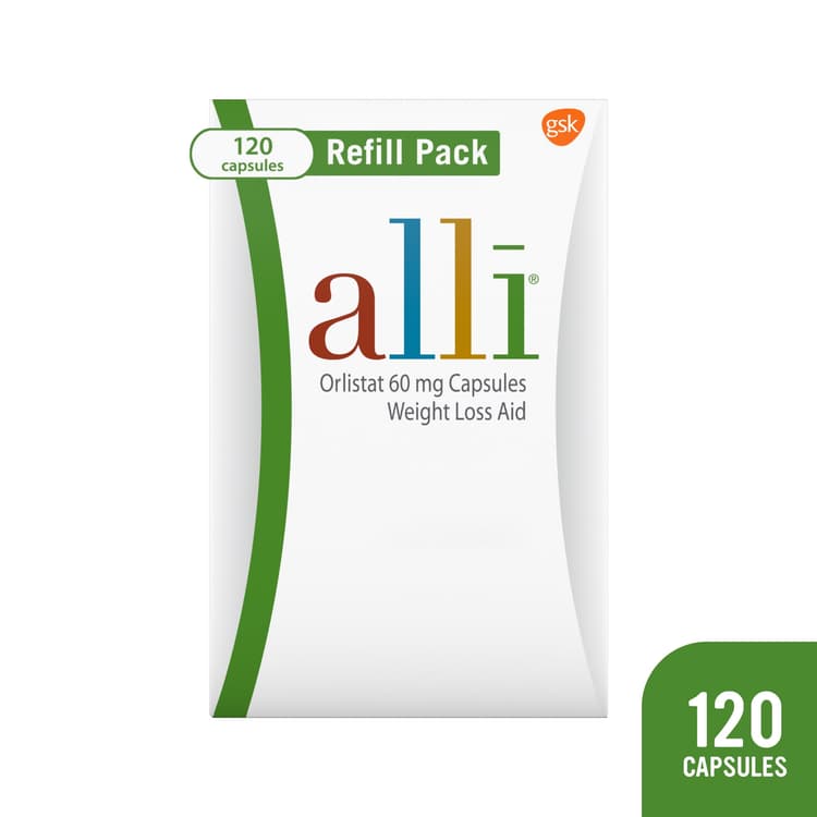 Alli Orlistat Diet Weight Loss Supplement Pills