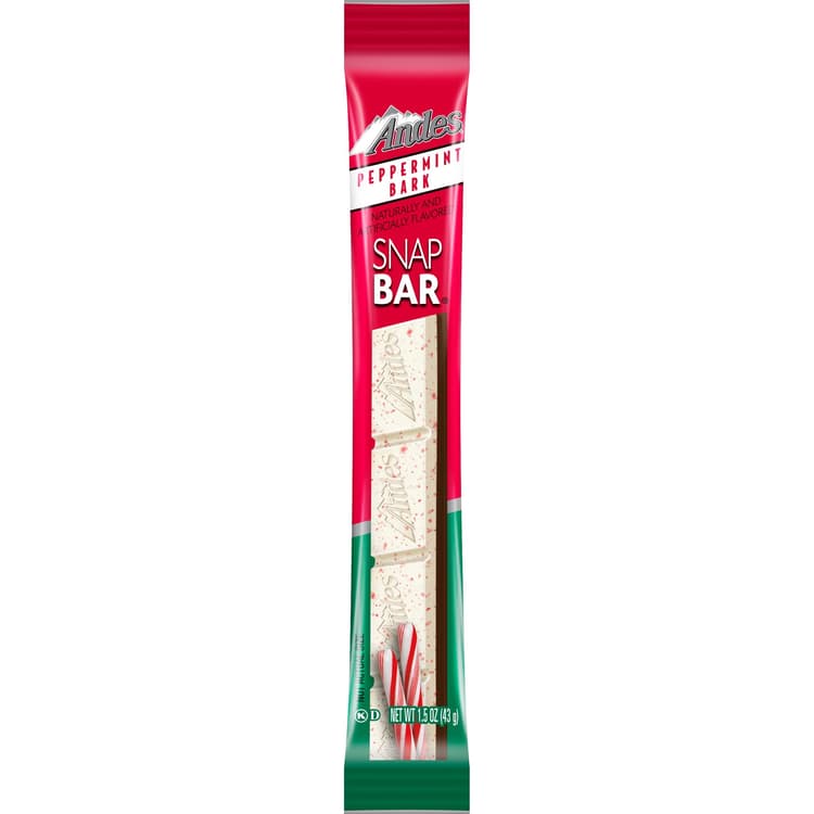 Andes Peppermint Bark Snap Bar