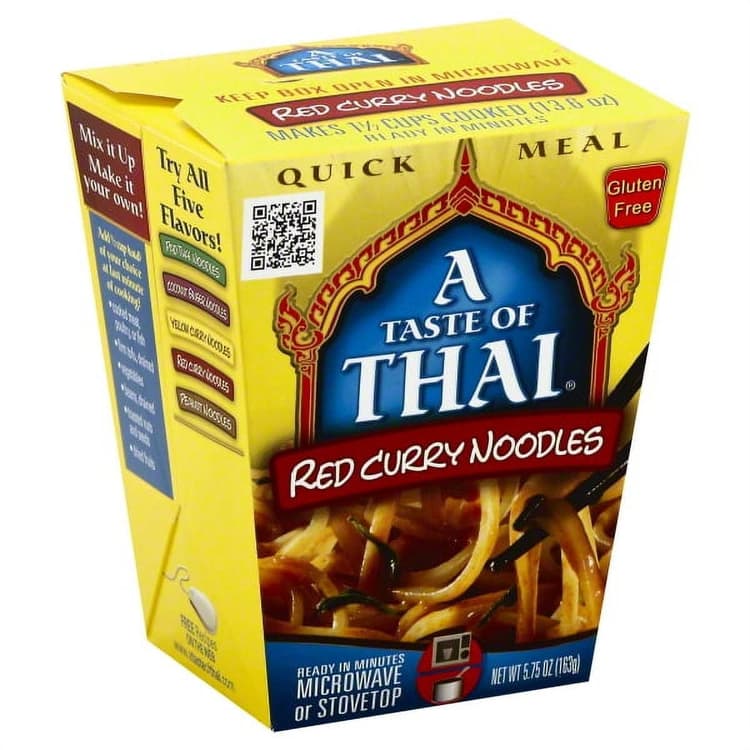 A Taste Of Thai Red Curry Noodles