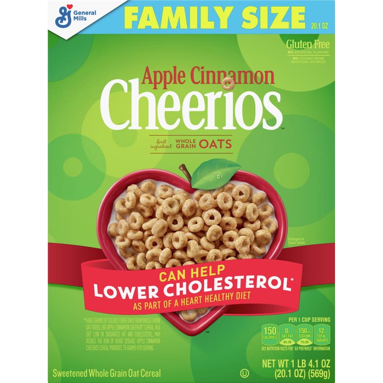 Apple Cinnamon Cheerios Gluten-Free Breakfast Cereal