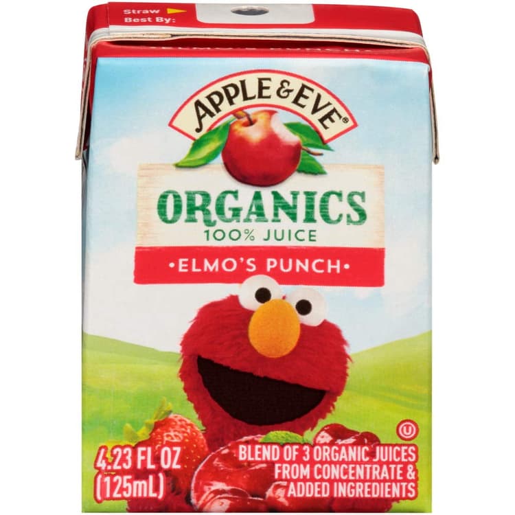 Apple & Eve Organics 100% Juice Elmo'S Punch