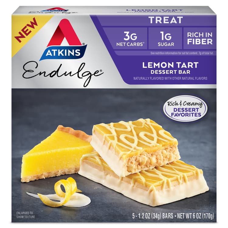 Atkins Endulge Bars- Lemon Tart