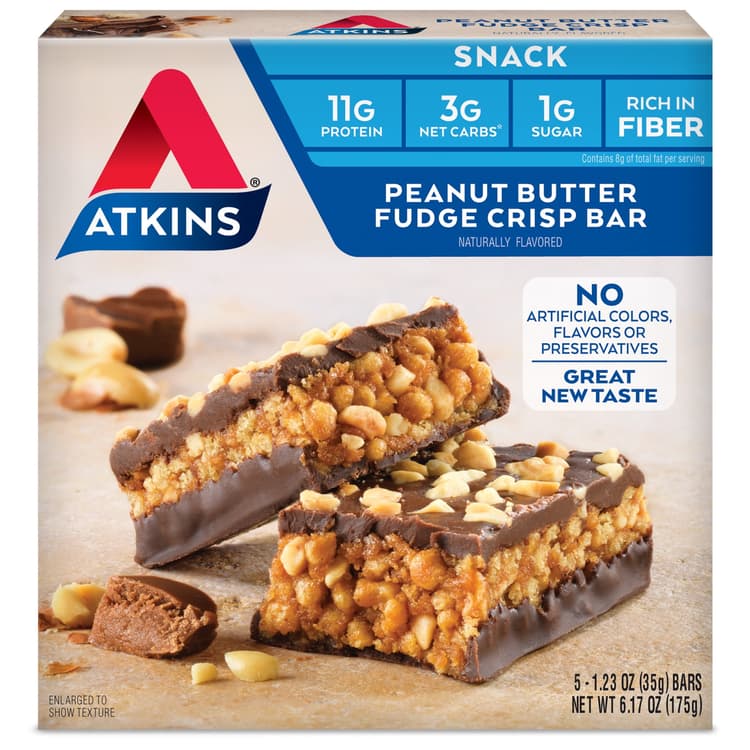 Atkins Day Break Bar - Peanut Butter Fudge Crisp