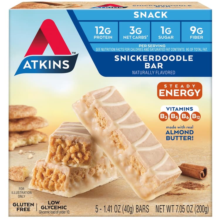 Atkins Snack Bar, Snickerdoodle