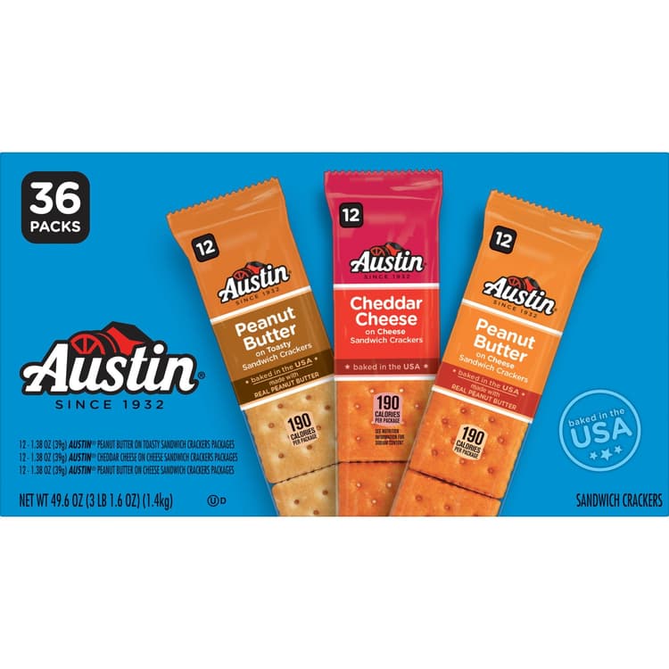 Austin Variety Pack Sandwich Crackers
