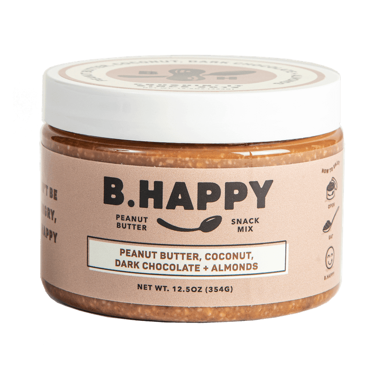 B Happy Peanut Butter, All Natural, Don'T Worry - Coconut, Dark Chocolate, Almonds