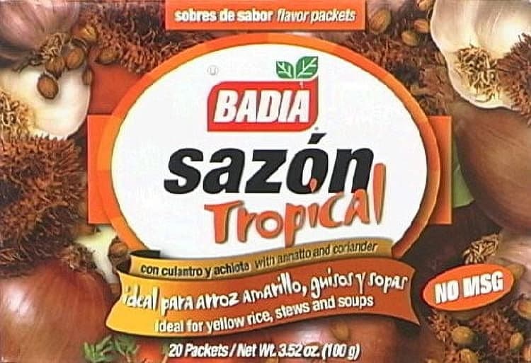 Badia, Sazon, Tropical, With Annatto And Coriander