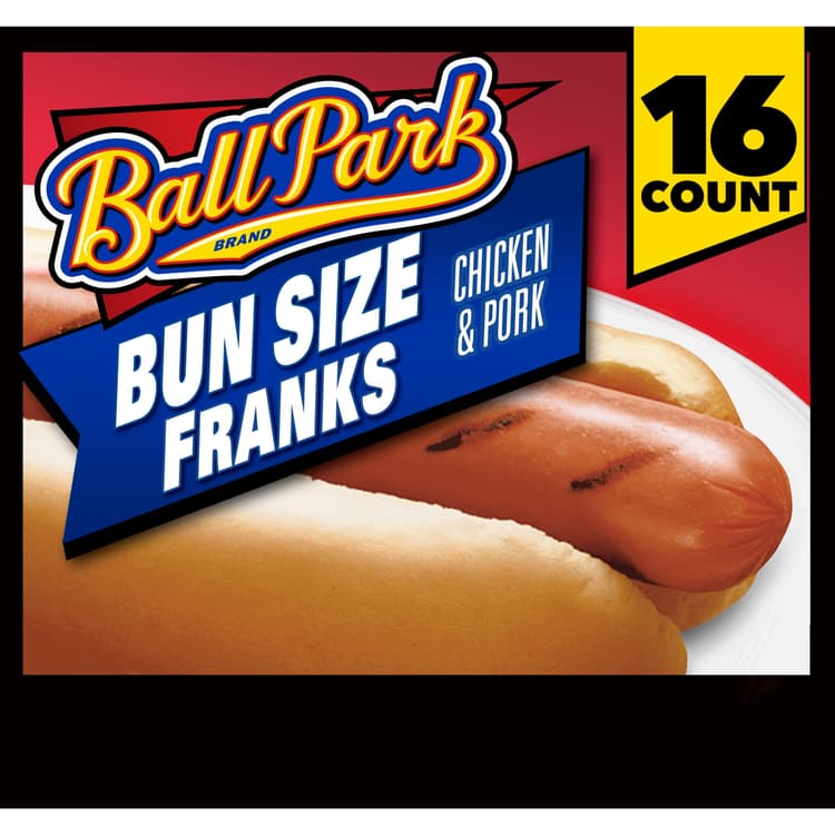 Ball Park Classic Bun Size Hot Dogs