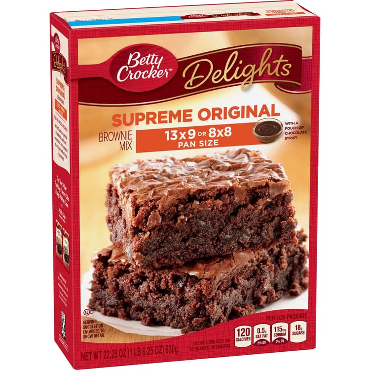 Betty Crocker Delights Supreme Original Brownie Mix