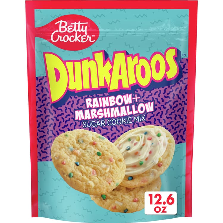 Betty Crocker Dunkaroos Sugar Cookie Mix, Rainbow + Marshmallow