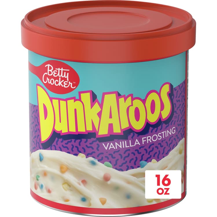 Betty Crocker Dunkaroos Vanilla Frosting With Rainbow Sprinkles