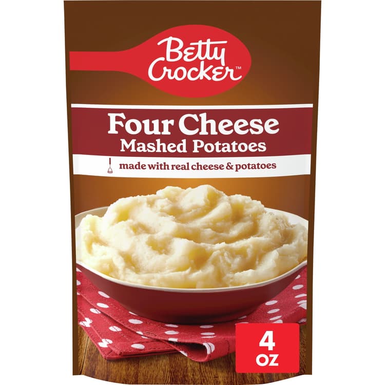 Betty Crocker Mashed Potatoes, Four Cheese