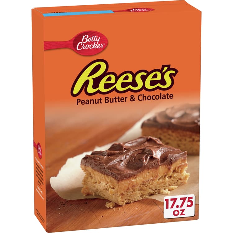 Reese'S Dessert Bar Mix, Premium, Peanut Butter & Chocolate