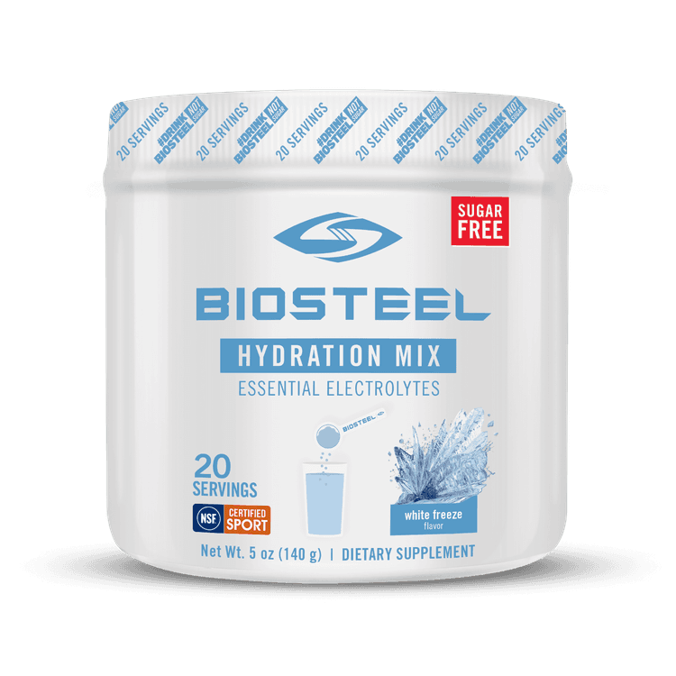 Biosteel Hydration Mix - Zero Sugar, Essential Electrolyte Sports Drink Powder - White Freeze