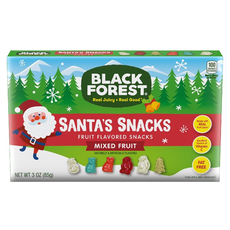 Black Forest Santa Snacks Fruit Snacks, Theater