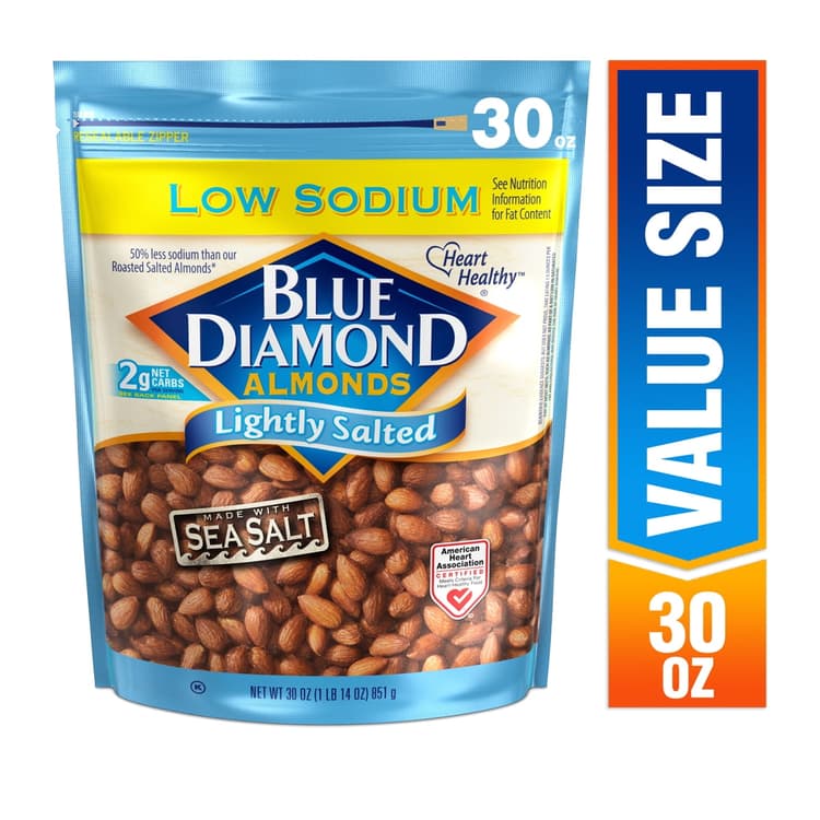 Blue Diamond Almonds Low Sodium Lightly Salted