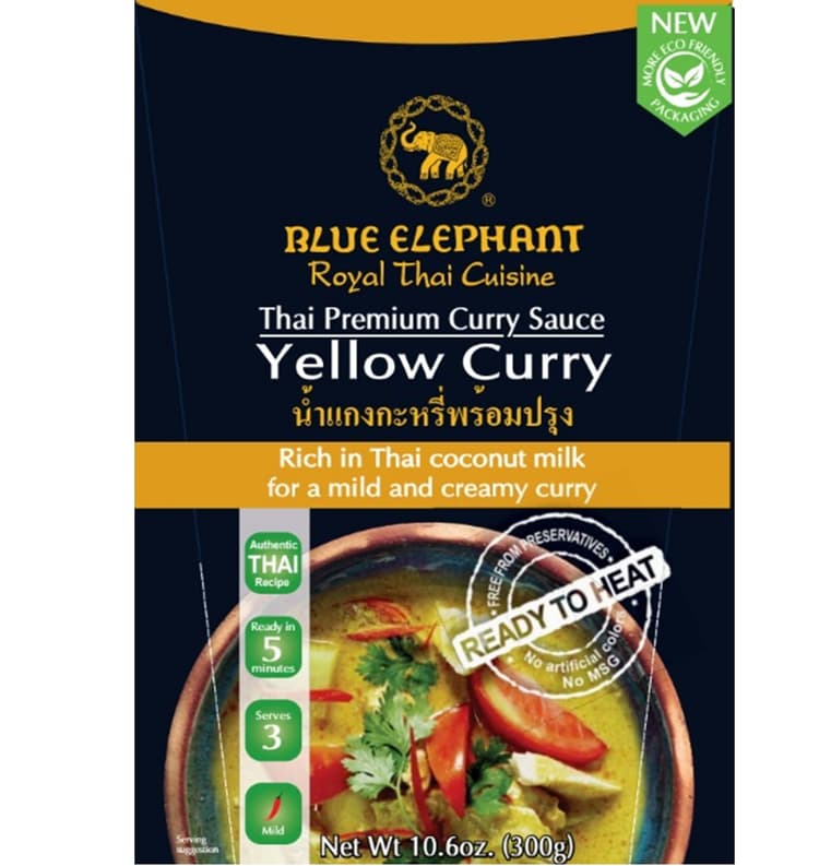 Blue Elephant Curry Sauce Thai Premium Yellow Curry