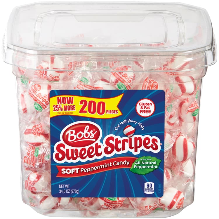 Bob'S Sweet Stripes Soft Peppermint Candy