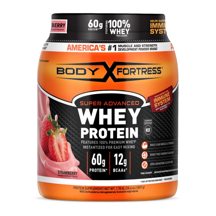 Body Fortress Strawberry Super Advanced Whey Protein