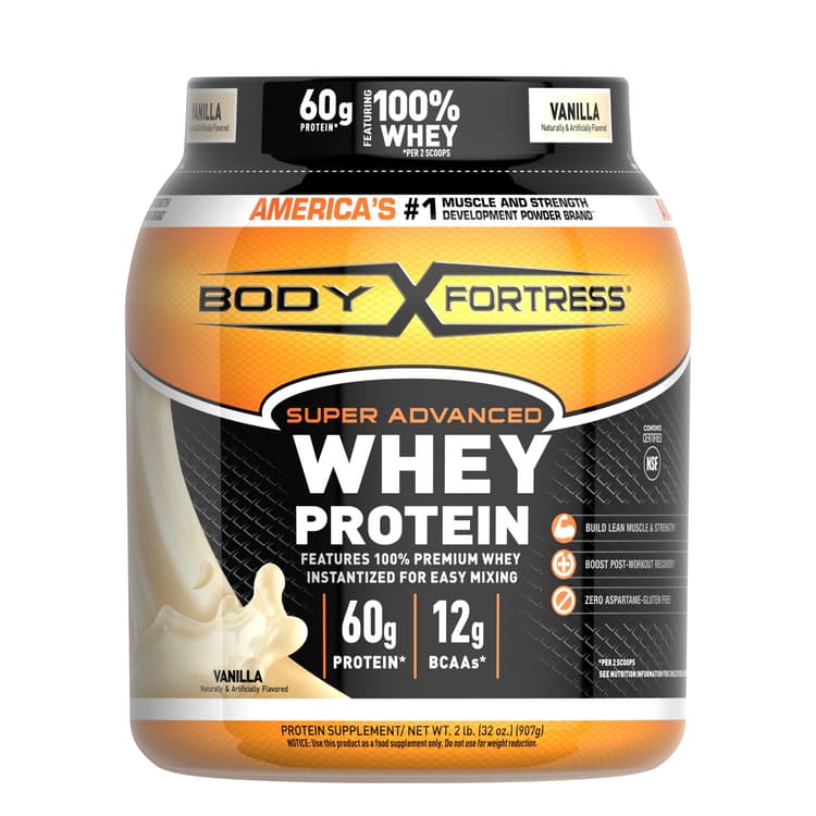Body Fortress Whey Protein, Super Advanced, Vanilla