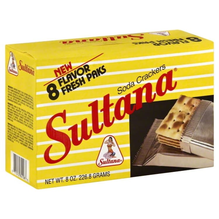 Sultana Crackers, Soda