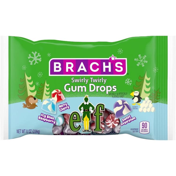 Brach'S Elf Swirly Twirly Gum Drops