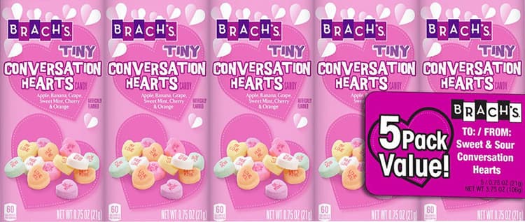 Brach'S Tiny Classic Conversation Hearts Valentine'S Candy Boxes