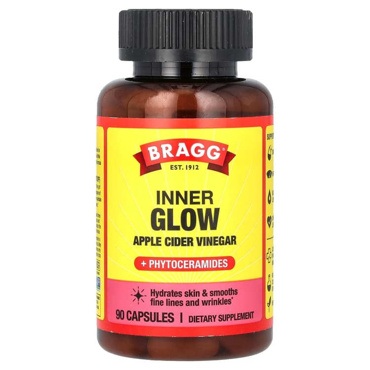 Bragg Apple Cider Vinegar, Inner Glow, Capsules