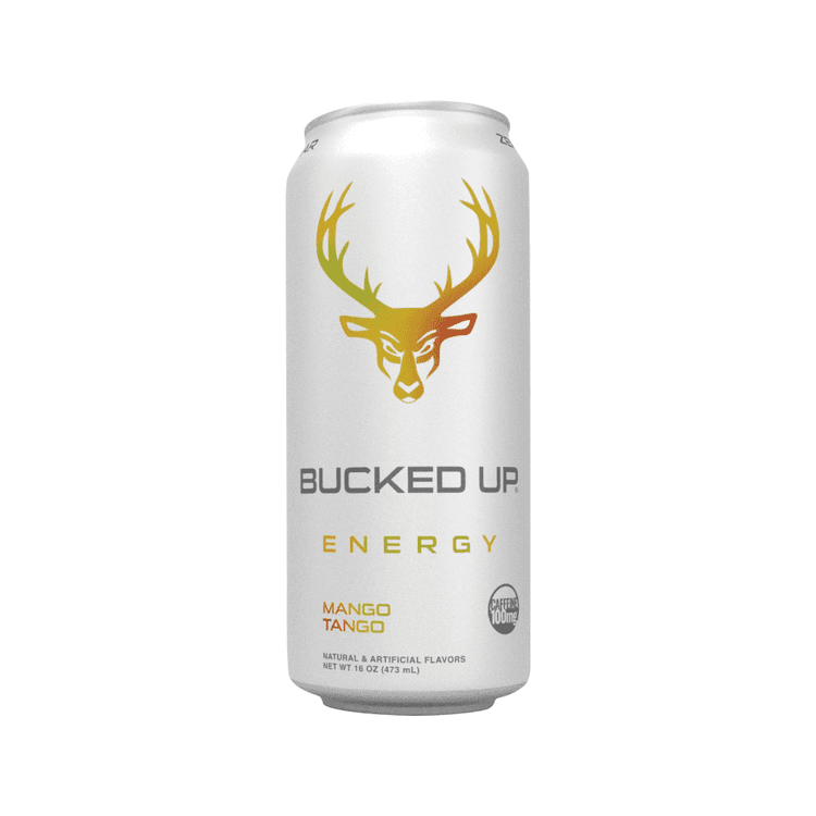 Bucked Up Energy Drink, Low Stim Mango Tango, Oz, Caffeine